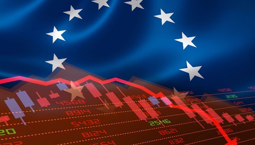 الأسواق الأوروبية تتوشح بالأحمر والعين على قرار الفدرالي الأميركي